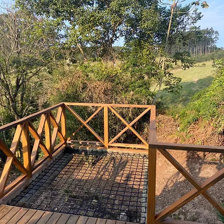 Chale Miraflores Em Sao Martinho Com Vista Para As Montanhas Exterior foto